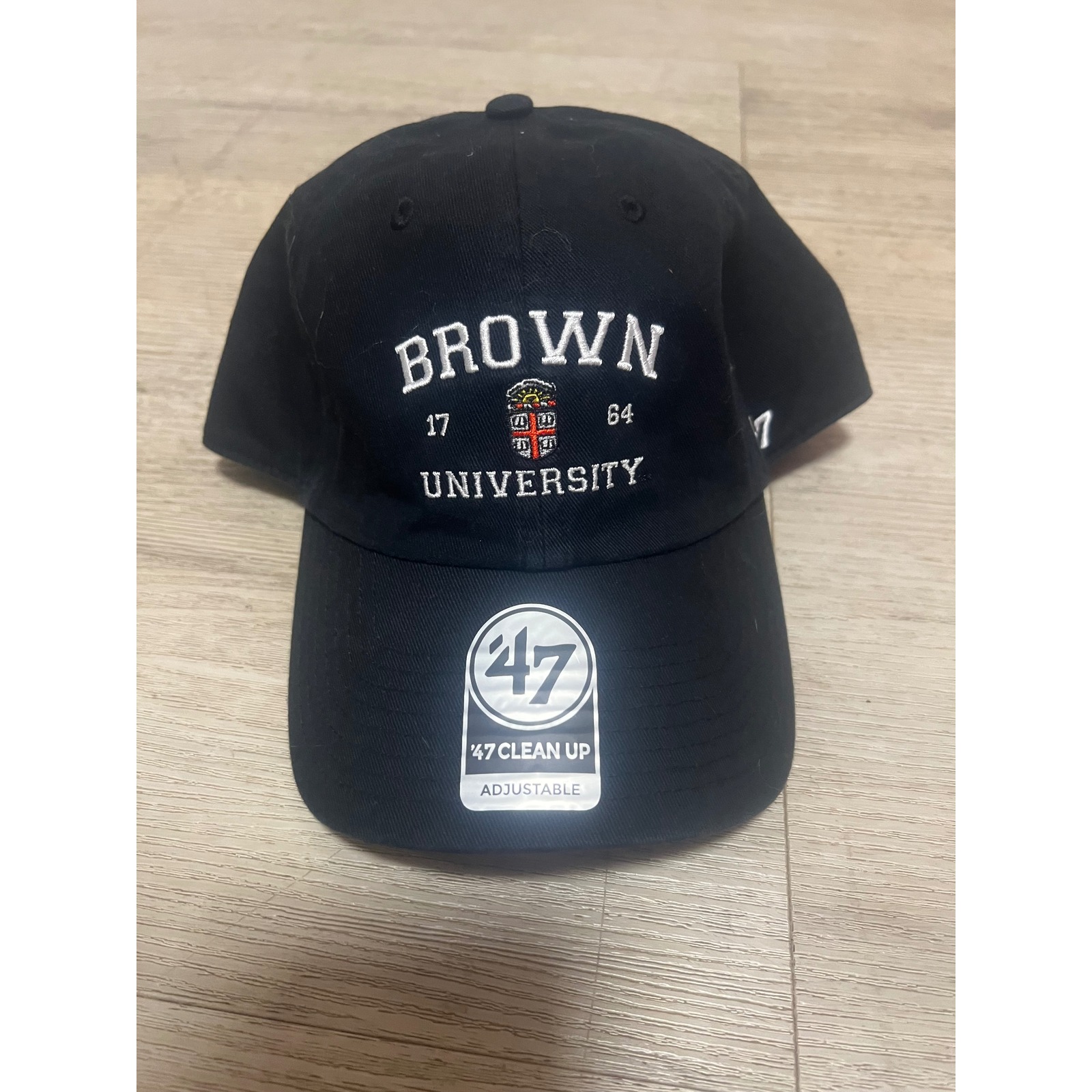 47 Brand Brown University Bears Clean Up Hat Black Adjustable Mens Cap Osfa — image 2 of 7